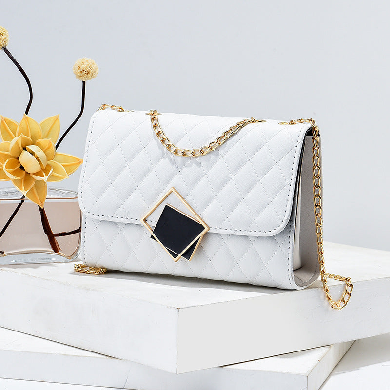 Women’s Vintage Mini Crossbody Bag | Chain Square Handbag