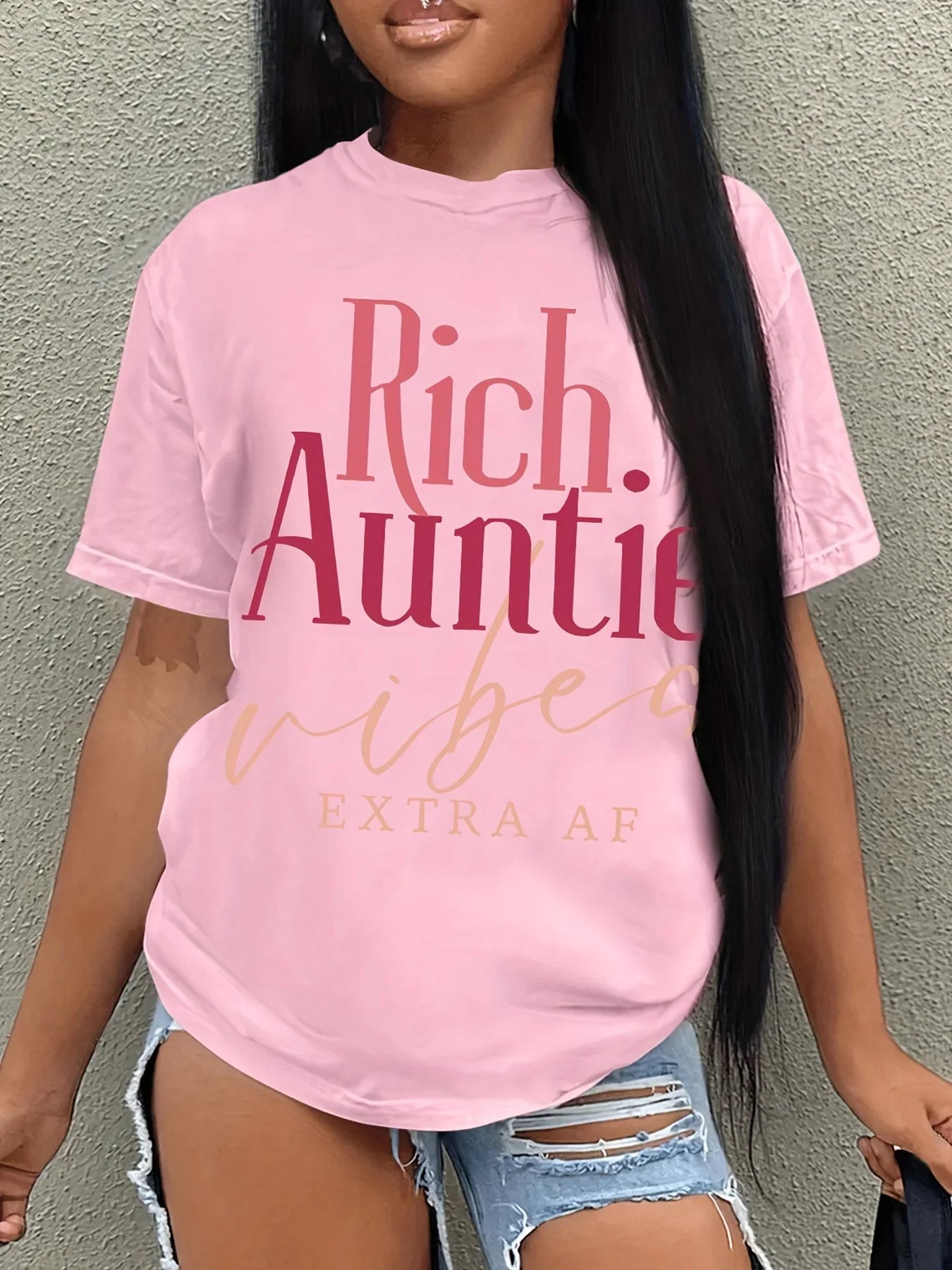 Oversized Street Style T-Shirt | Women’s Casual Graphic Short Sleeve Tee