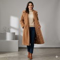 Women’s Teddy Fleece Coat – Oversized Long Warm Winter Jacket