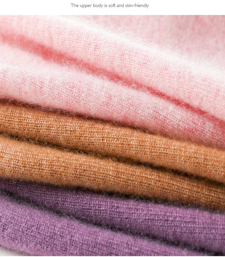 Women’s O-Neck Knit Sweater | Slim Casual Pullover