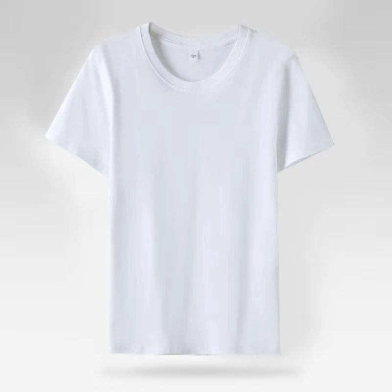 Basic White Cotton T-Shirt | Women’s Loose Fit Summer Casual Tee