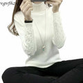 Women’s Turtleneck Knit Sweater | Warm Casual Pullover