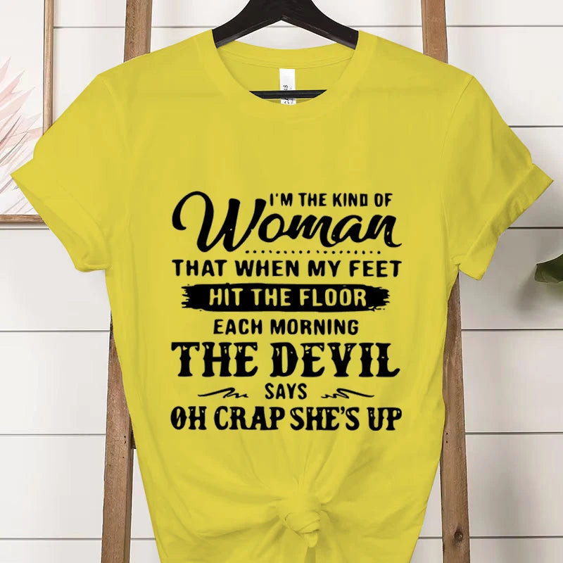 I Am That Kind of Woman” Graphic T-Shirt | Casual Statement Tee for Women
