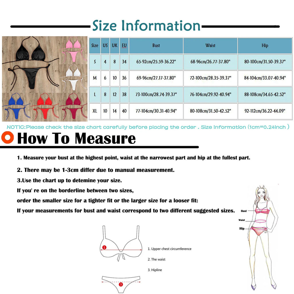 Printed Bikini Set – Women’s Two-Piece Summer Swimwear