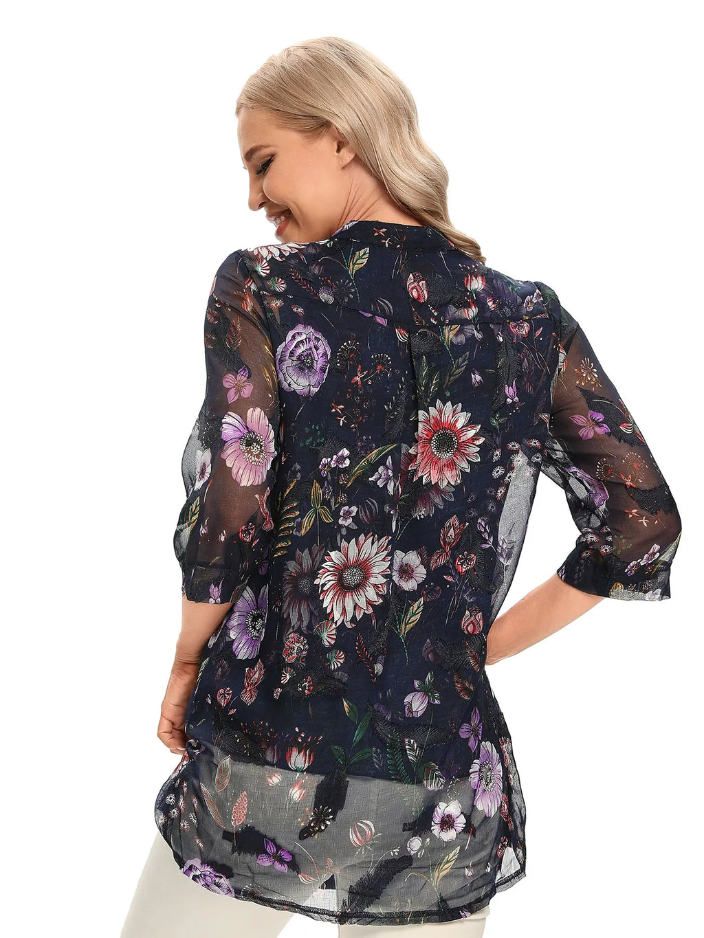 Casual Printed Button-Up Shirt | Loose Fit Spring Top