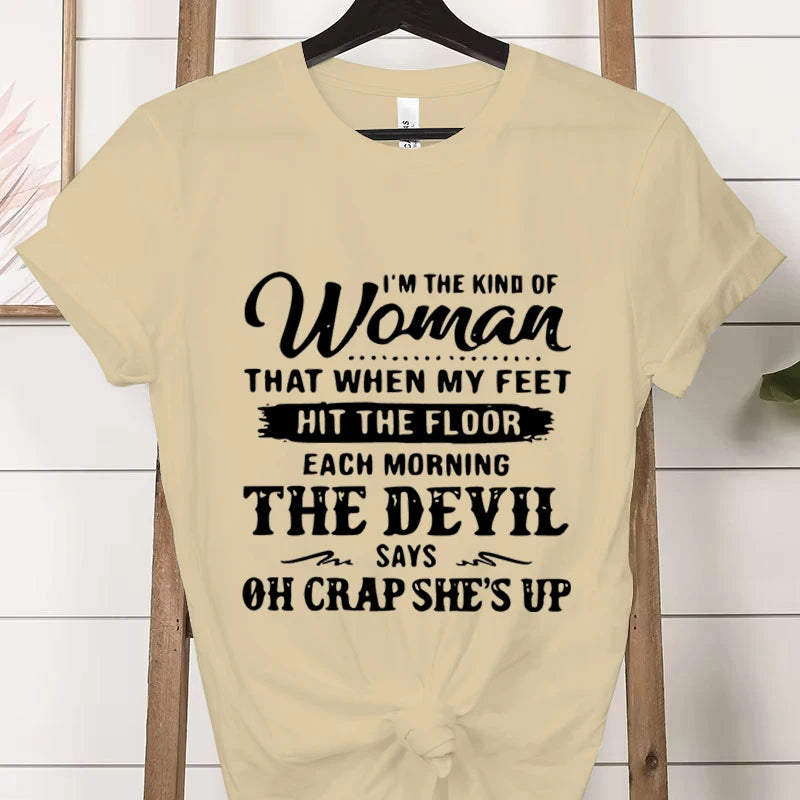 I Am That Kind of Woman” Graphic T-Shirt | Casual Statement Tee for Women