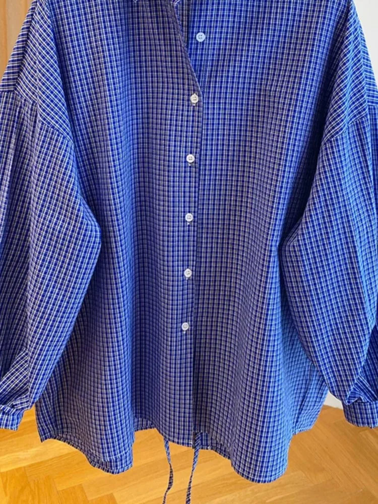 Women’s Striped Slim Blouse | Long Sleeve Button Shirt