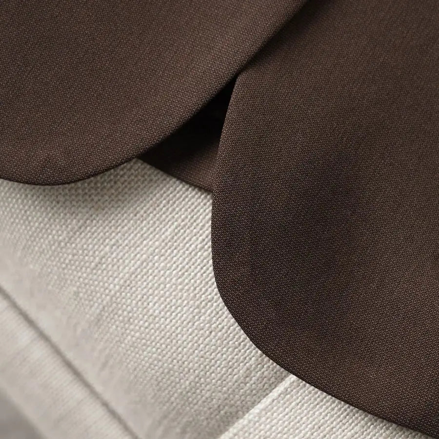 Brown Women’s Blazer | Elegant Office Style Jacket for Spring & Autumn