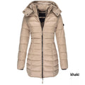 Women’s Hooded Winter Parka – Thick Warm Cotton Coat