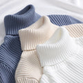 Soft Turtleneck Sweater Women Slim Knit Winter Pullover