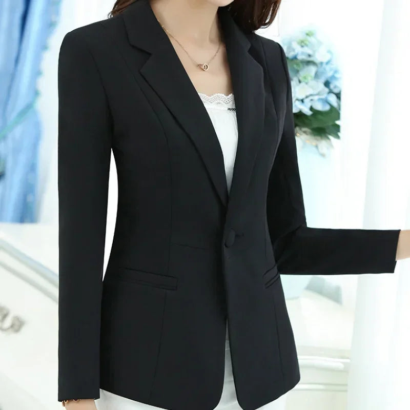 Elegant Pink Women’s Blazer | Slim Fit Office Jacket (S–5XL) All Season