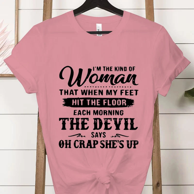 I Am That Kind of Woman” Graphic T-Shirt | Casual Statement Tee for Women