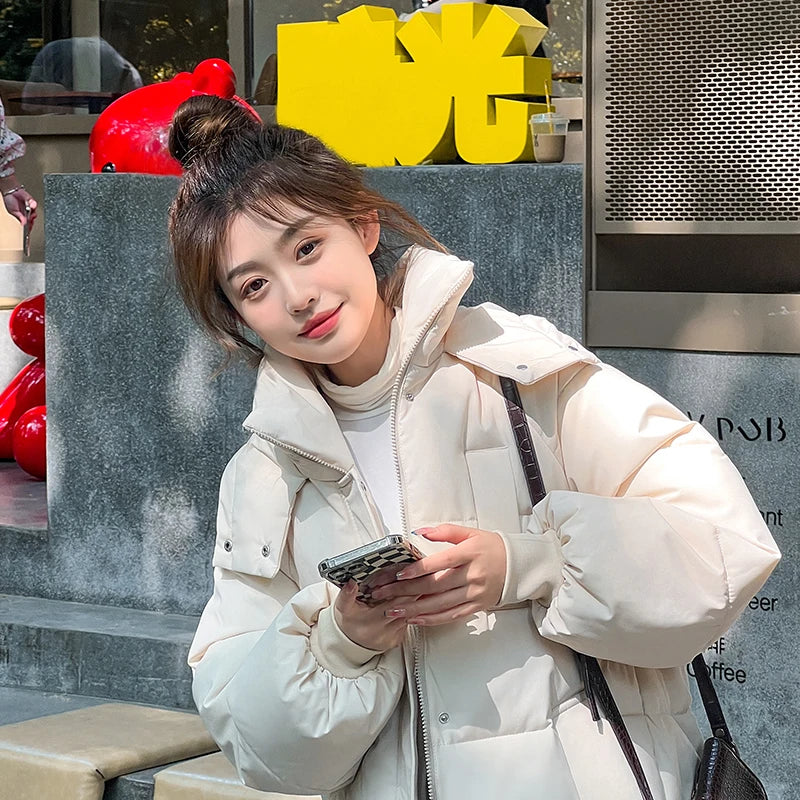 Women’s Long Hooded Winter Parka | Thick Warm Windproof Casual Coat