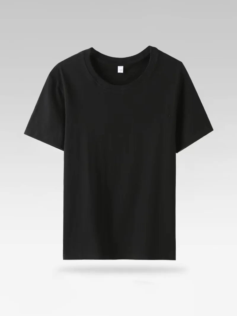 Basic White Cotton T-Shirt | Women’s Loose Fit Summer Casual Tee