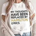 Hamilton Lyrics Graphic T-Shirt | Casual Modal Women’s Oversized Tee
