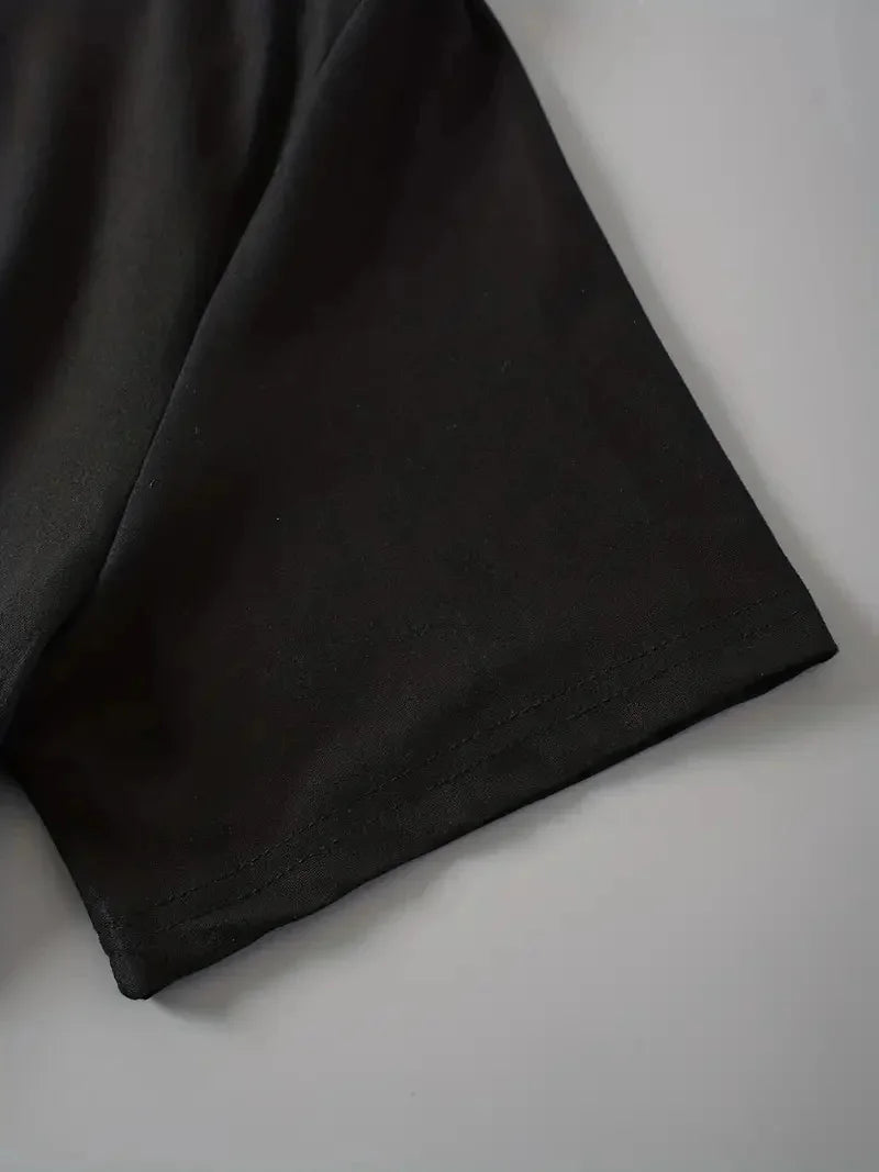 Gothic Kawaii Crop Top Bratz Graphic Tee Y2K Grunge Shirt