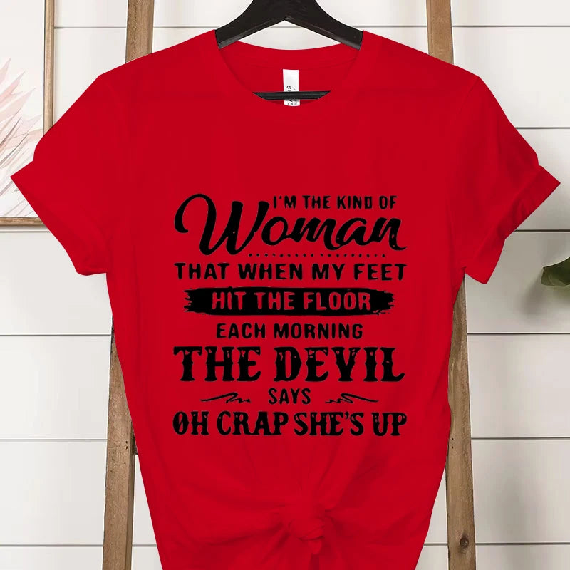 I Am That Kind of Woman” Graphic T-Shirt | Casual Statement Tee for Women