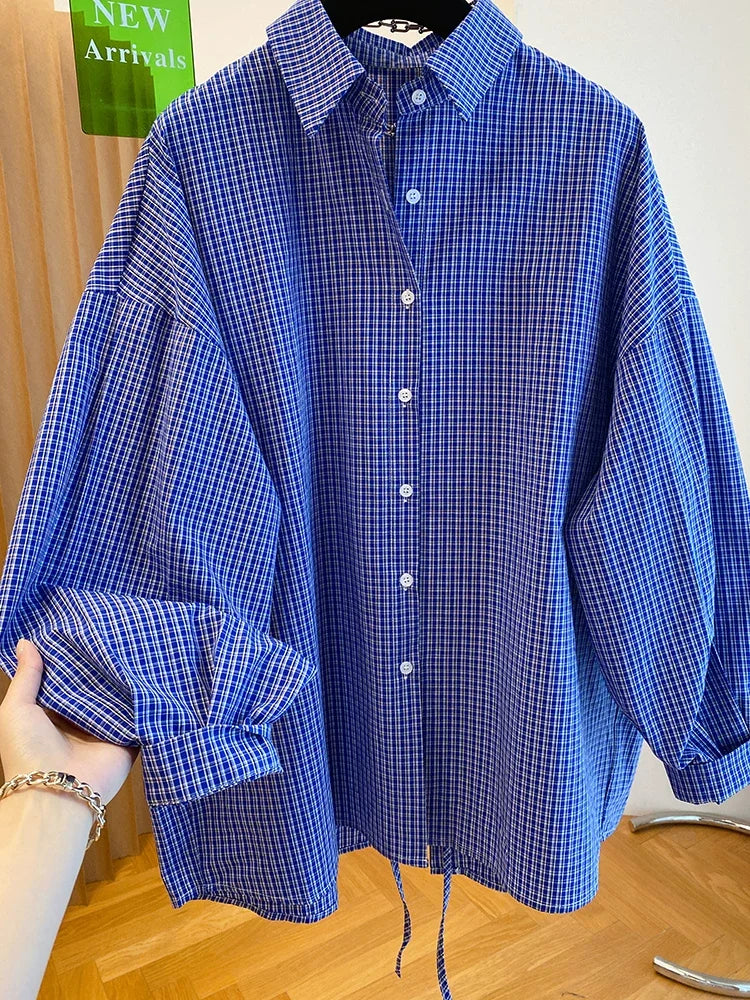 Women’s Striped Slim Blouse | Long Sleeve Button Shirt