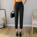 Women’s High-Waist Harem Trousers – Slim Tapered Fit