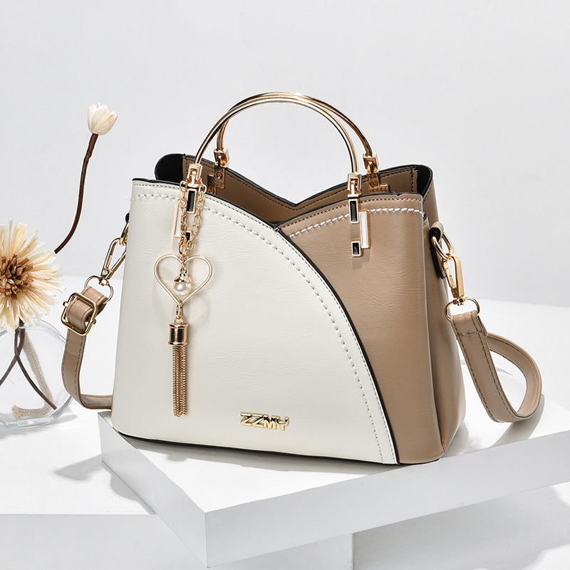 Color Block Women’s Handbag | Tassel Crossbody Bag