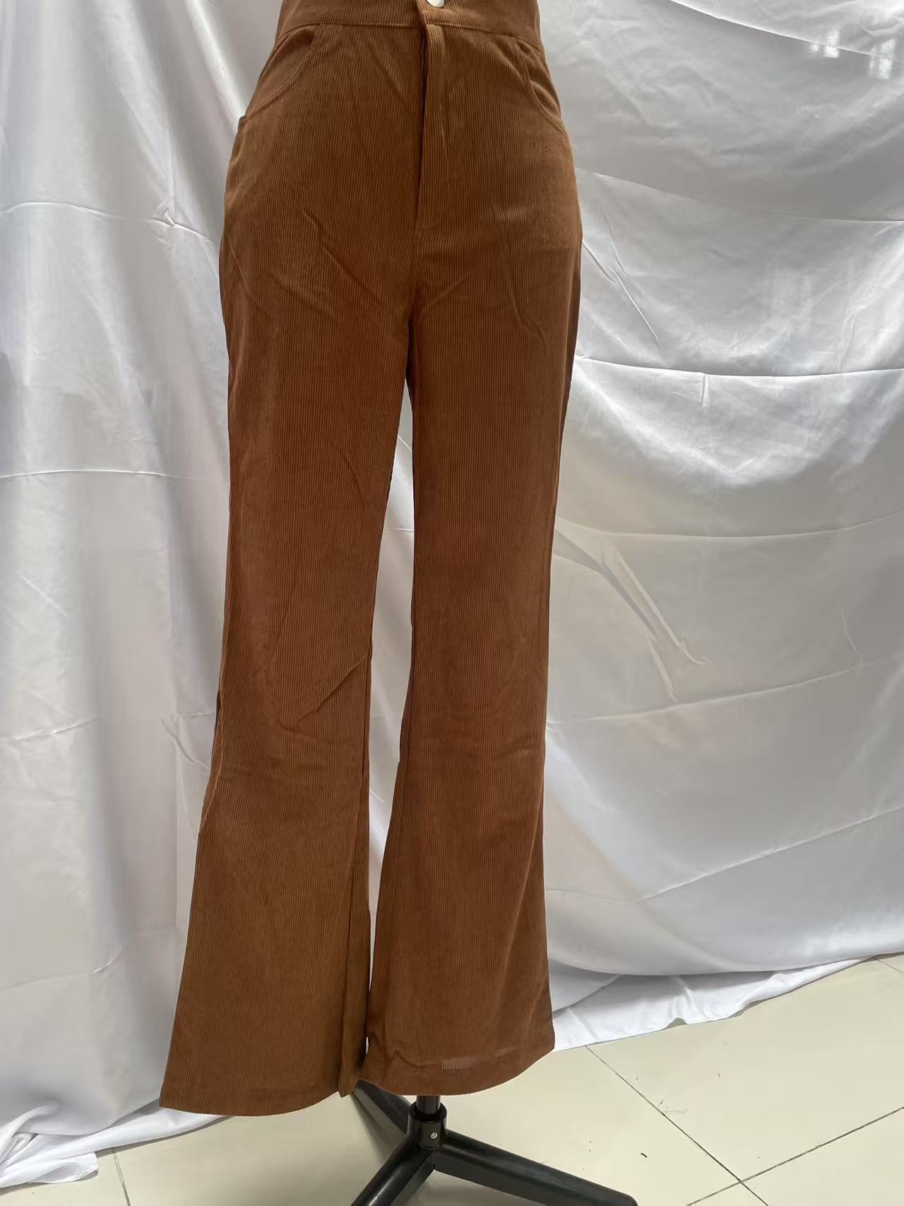Women’s High-Waist Flare Casual Trousers