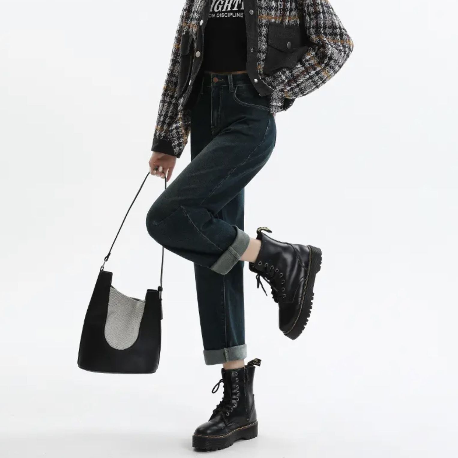 Women’s Casual Denim Jeans – All-Match Cotton Pants in Prussian & Textured Blue