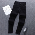 Women’s High Waist Jeans – Cropped & Full Length Denim Pants Retro Slim Fit