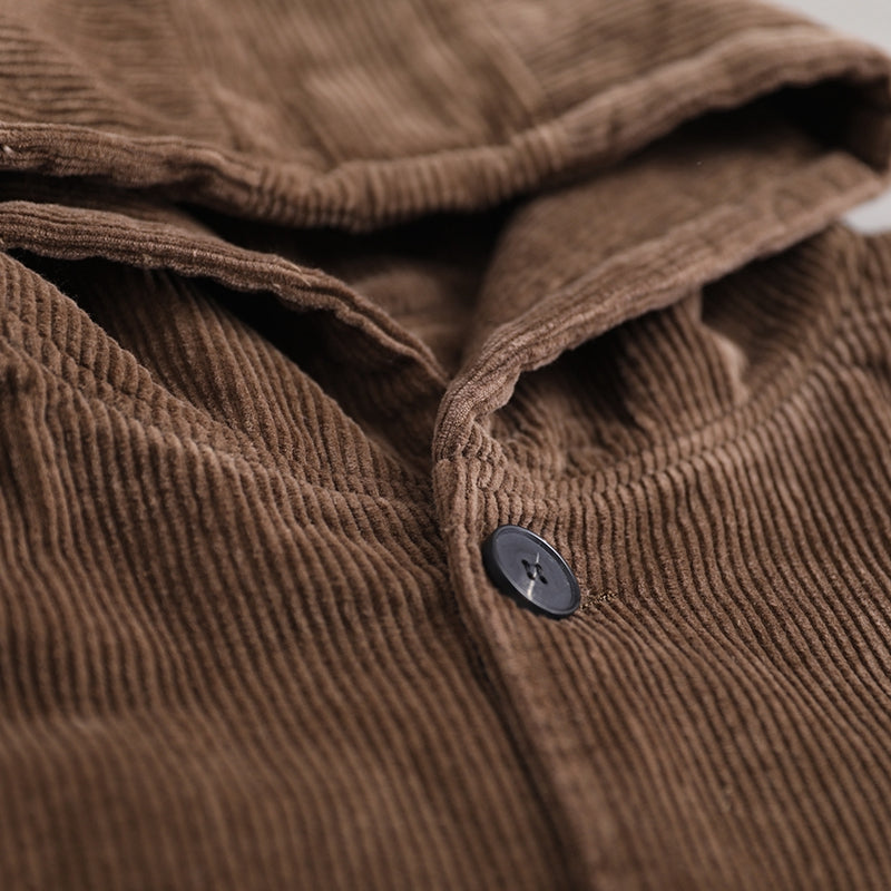 Women’s Corduroy Short Jacket – Casual Straight Fit Harajuku Style