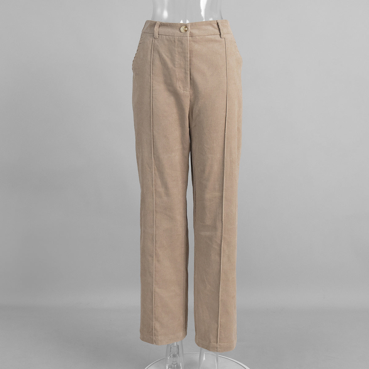 Women’s Retro Wide-Leg Trousers – Casual Korean Style