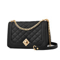 Women’s Embroidered Crossbody Bag – Chain Shoulder Motorcycle Style