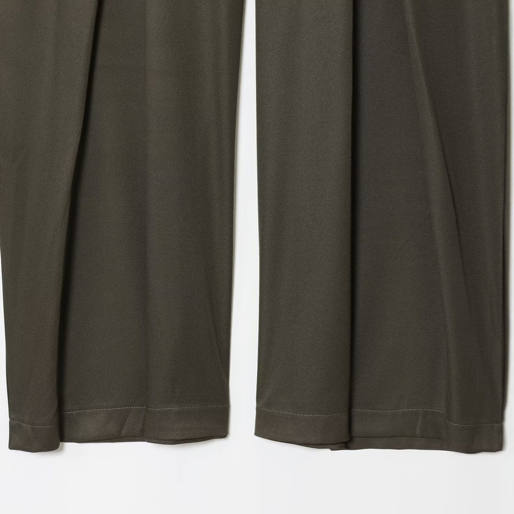 Women’s Loose Fit Pleated Trousers – Casual Street Style