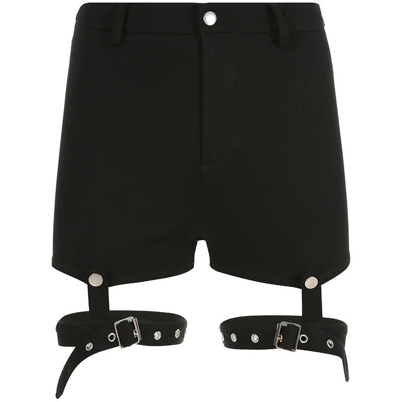 Women’s Ribbon Detail Shorts – Slim Fit Bamboo Fabric Casual Summer Shorts