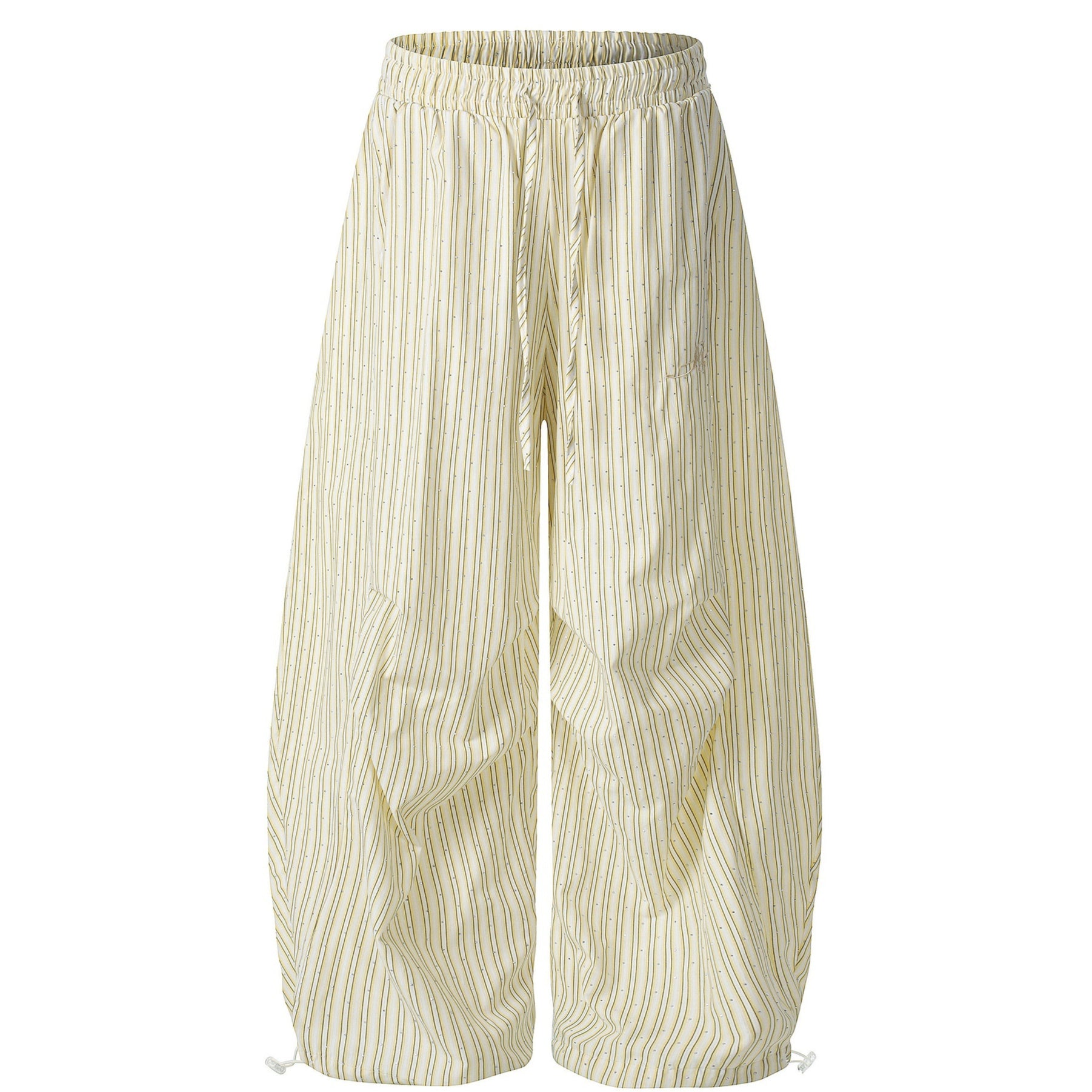 Women’s Cropped Bootcut Pants – Casual Striped Style