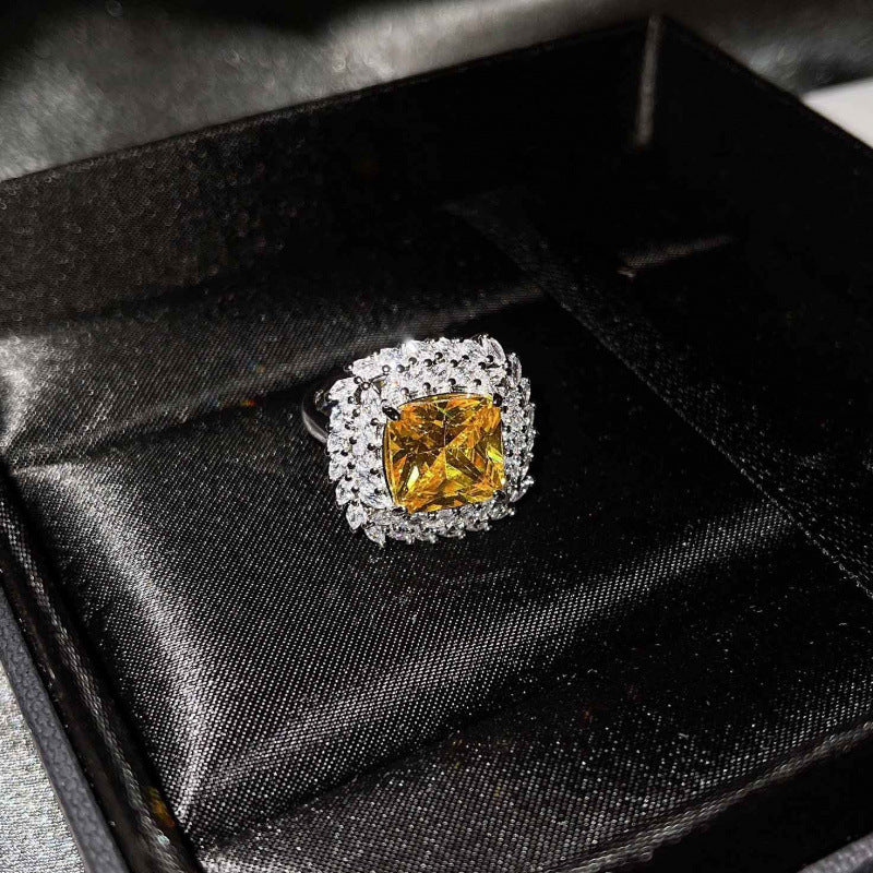 925 Silver Gemstone Jewelry Set for Women – Colorful Ring Necklace Earrings