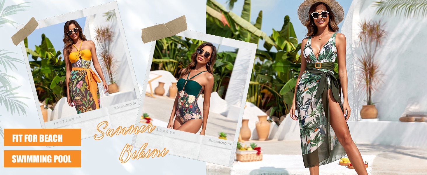 Bathing Suits with Cover Up for Women