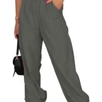 Women Mesh Stitching Jogger Pants Relax Fit Fashion Hiphop Dance Trouser