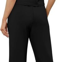 Two Piece Sets for Women Summer Outfits Lounge Sets Mock Neck Tops Wide Leg Crop Pants Vacation Travel Outfits