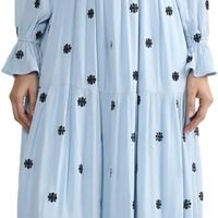 Women’s Floral Smocked Maxi Dress Boho Puff Sleeve Sweetheart A-Line Flowy Long Dresses Y2K Swing Beach Sundress