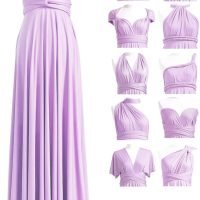 Infinity Dress with Bandeau, Convertible Bridesmaid Dress, Long, Plus Size, Multi-Way Dress, Twist Wrap Dress