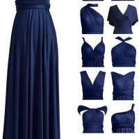 Infinity Dress with Bandeau, Convertible Bridesmaid Dress, Long, Plus Size, Multi-Way Dress, Twist Wrap Dress