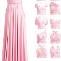 Infinity Dress with Bandeau, Convertible Bridesmaid Dress, Long, Plus Size, Multi-Way Dress, Twist Wrap Dress
