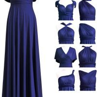 Infinity Dress with Bandeau, Convertible Bridesmaid Dress, Long, Plus Size, Multi-Way Dress, Twist Wrap Dress