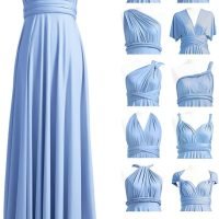 Infinity Dress with Bandeau, Convertible Bridesmaid Dress, Long, Plus Size, Multi-Way Dress, Twist Wrap Dress