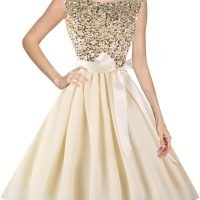 Women's Boatneck Sleeveless Prom Wedding Guest Bridesmaid Dresses Cocktail Dress