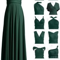 Infinity Dress with Bandeau, Convertible Bridesmaid Dress, Long, Plus Size, Multi-Way Dress, Twist Wrap Dress