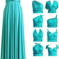 Infinity Dress with Bandeau, Convertible Bridesmaid Dress, Long, Plus Size, Multi-Way Dress, Twist Wrap Dress