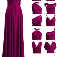Infinity Dress with Bandeau, Convertible Bridesmaid Dress, Long, Plus Size, Multi-Way Dress, Twist Wrap Dress