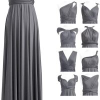 Infinity Dress with Bandeau, Convertible Bridesmaid Dress, Long, Plus Size, Multi-Way Dress, Twist Wrap Dress