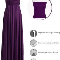 Infinity Dress with Bandeau, Convertible Bridesmaid Dress, Long, Plus Size, Multi-Way Dress, Twist Wrap Dress