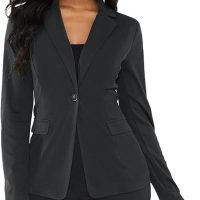 Fashion Womens Two Piece Blazer Outfits Long Sleeve Slim Fit Jacket with Long Pants Suit Set for Work